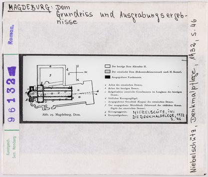 Vorschaubild Magdeburg, Dom: Grundriss und Ausgrabungsergebnisse 